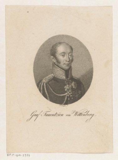 Portrait of Friedrich Bogislav Emanuel, Count Tauentzien von Wittenberg
