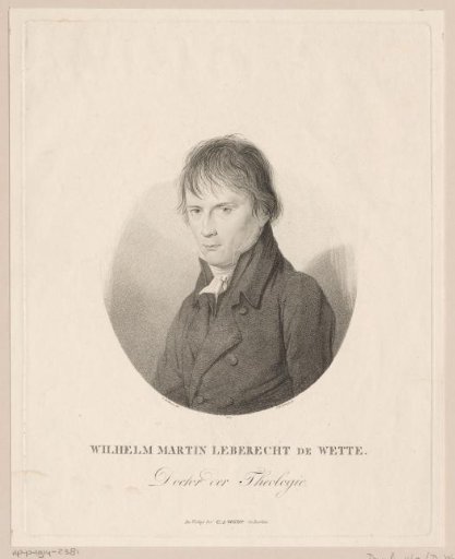 Portrait of Wilhelm Martin Leberecht de Wette