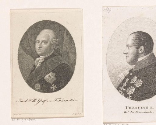 Portrait of Carl Wilhelm Finck von Finckenstein