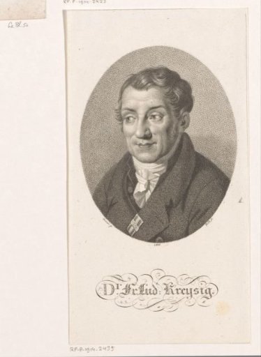 Portrait of Friedrich Ludwig Kreysig