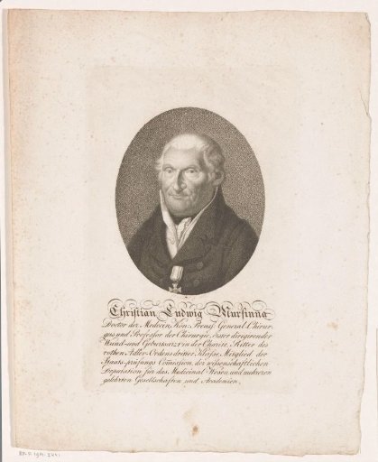 Portrait of Christian Ludwig Mursinna