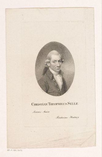 Portrait of Christian Gottlieb Selle