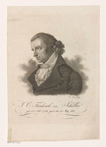 Portrait of Friedrich von Schiller