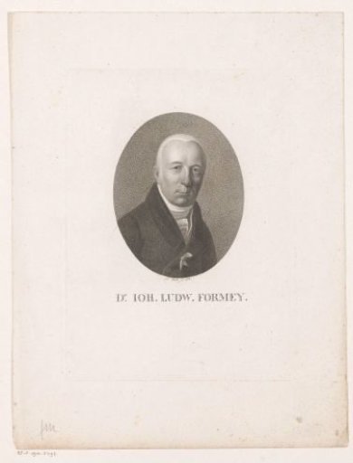 Portrait of Johann Ludwig Formey