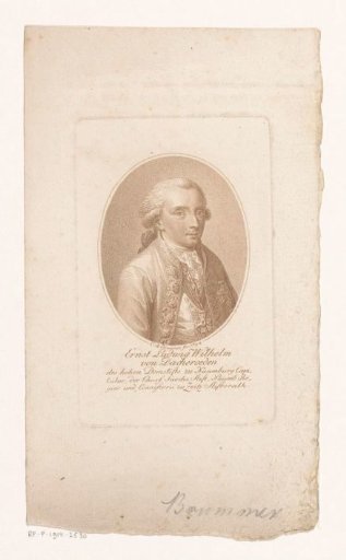 Portrait of Ernst Ludwig Wilhelm, Freiherr von Dacheröden