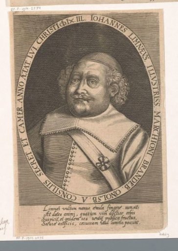 Portrait of Johannes Limnaeus
