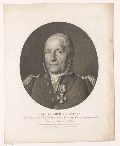 Portrait of Carl Heinrich von Klevenow