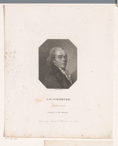 Portrait of August Hermann Niemeyer