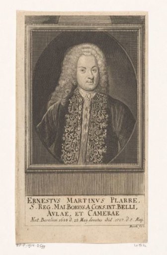 Portrait of Ernst Martin, Freiherr von Plarre