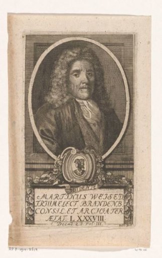 Portrait of Martin Weise at the age of 38