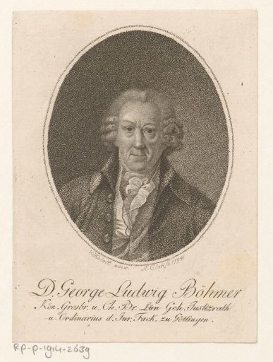Portrait of Georg Ludwig Böhmer