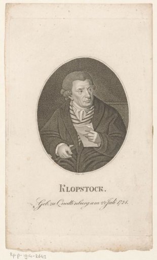 Portrait of Friedrich Gottlieb Klopstock