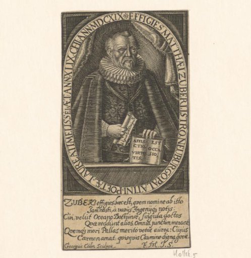 Portrait of Matthaeus Zuber