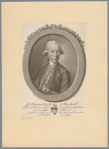 Portrait of Johann Jacob Reichard