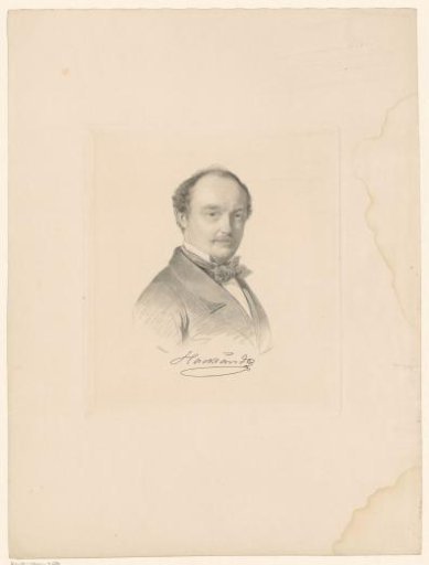 Portrait of Friedrich Wilhelm Hackländer