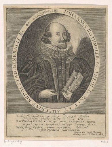Portrait of Johann Rothmaler at the Age of 49