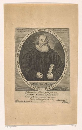 Portrait of Jeremias Alberti aged 56