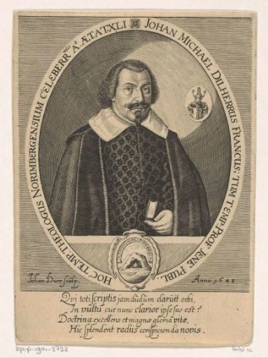 Portrait of Johann Michael Dilherr