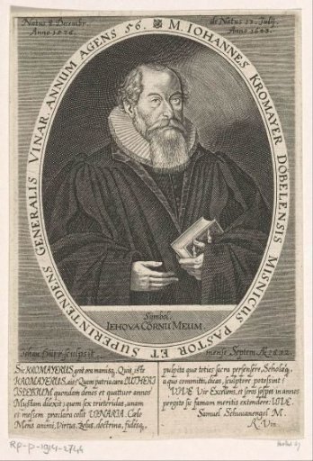 Portrait of Johann Kromayer aged 56