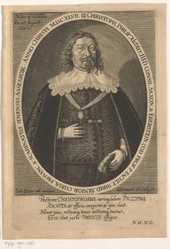 Portrait of Christoph Philipp Richter at the age of 45