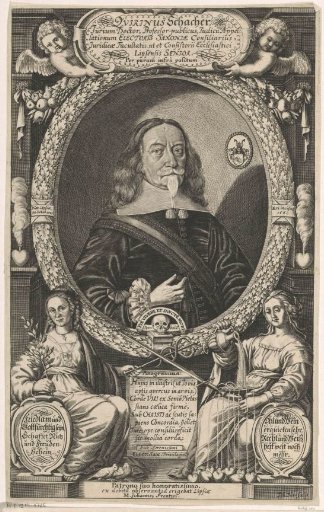 Portrait of Quirinus Schacher at the age of 63