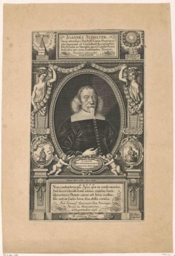 Portrait of Johann Schilter at the age of 66