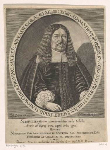 Portrait of Georg Adam Struve at the age of 42