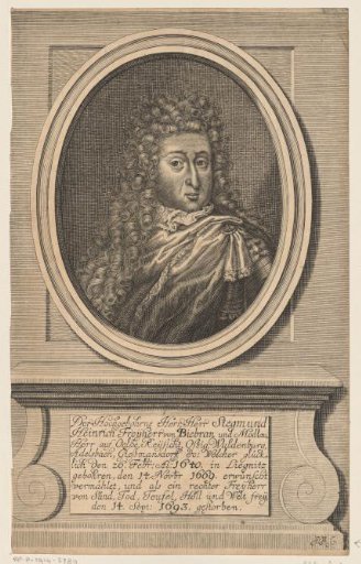 Portrait of Sigismund Heinrich von Bibran-Modlau