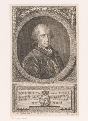 Portrait of Johann Georg Lori