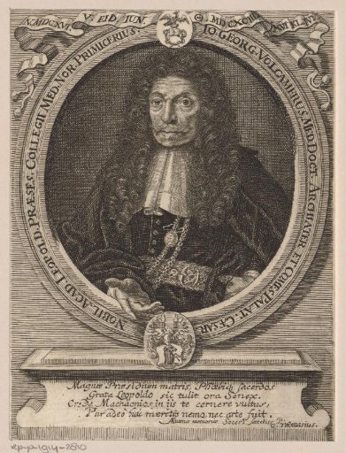 Portrait of Johann Georg Volckamer