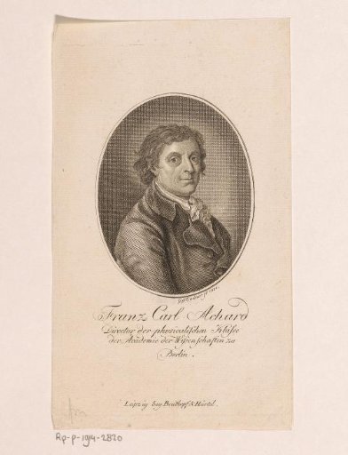 Portrait of Franz Carl Achard
