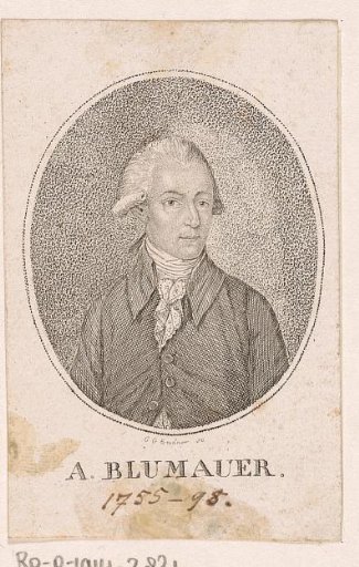 Portrait of Alois Blumauer