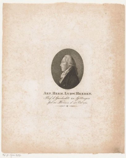 Portrait of Arnold Hermann Ludwig Heeren