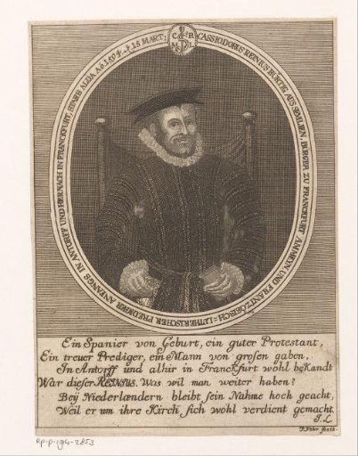 Portrait of Cassiodoro de Reina