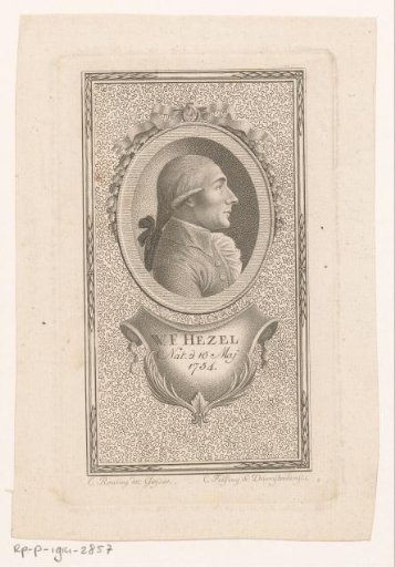 Portrait of Wilhelm Friedrich Hezel