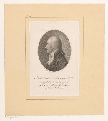 Portrait of Moritz Gerhard Thilenius