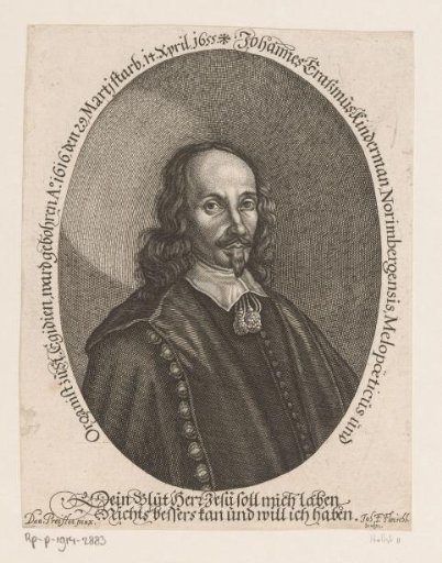 Portrait of Johann Erasmus Kindermann