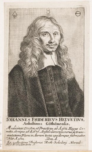 Portrait of Johann Friedrich Helvetius