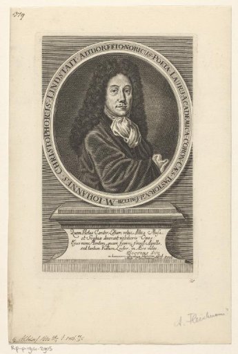 Portrait of Johann Christoph Lindstatt at the age of 44
