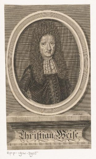 Portrait of Christian Weise