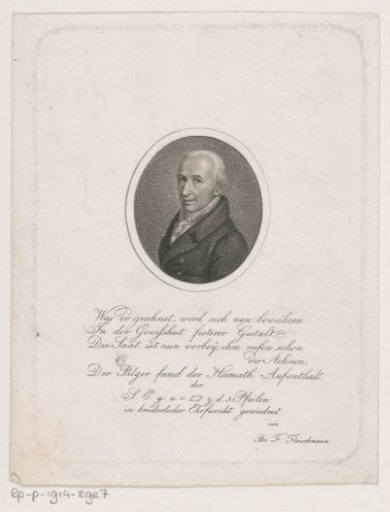 Portrait of an unknown family member of Friedrich Fleischmann
