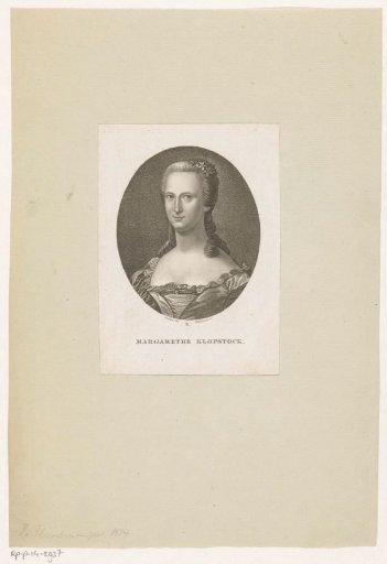 Portrait of Margareta Klopstock
