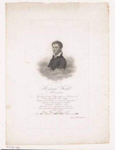 Portrait of Henricus Kuhl at the age of 24