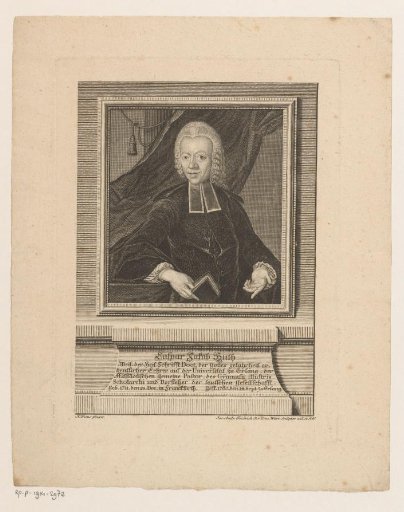 Portrait of Caspar Jacob Huth