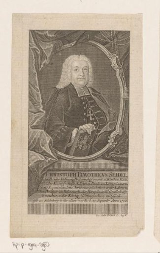 Portrait of Christoph Timotheus Seidel