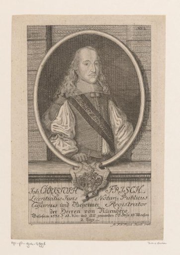 Portrait of Johann Christoph Frisch
