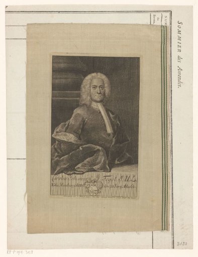 Portrait of Karl Johann Fogel at the age of 62