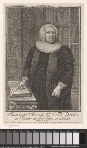 Portrait of Heinrich Hoeck at the age of 61