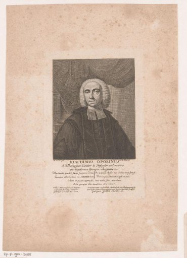 Portrait of Joachim Oporin