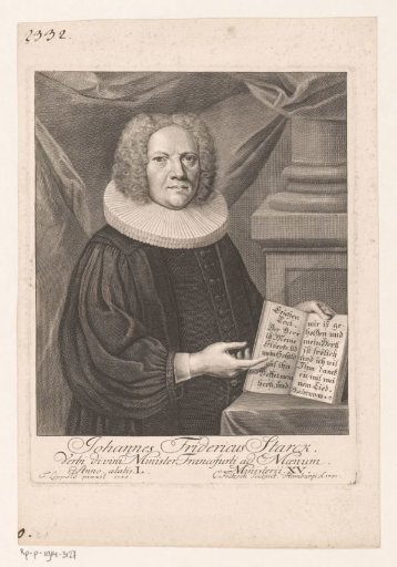 Portrait of Johann Friedrich Starck aged 50
